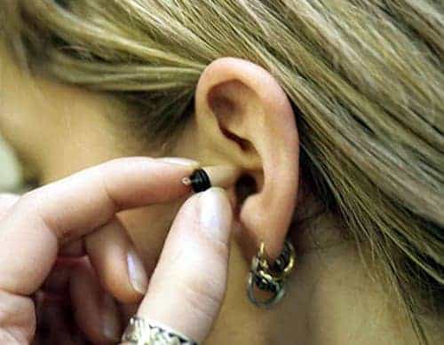 Micro auricolare invisibile senza fili bluetooth invisibile e professionale